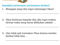 Mengapa Sang Ular Ingin Memangsa Tikus Jawabannya Tema 7 Kelas 2 Halaman 28