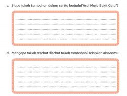 Mengapa Tokoh Tesebut Disebut Tokoh Tambahan Jelaskan Alasanmu Asal Mula Bukit Catu Tema 8 Kelas 4