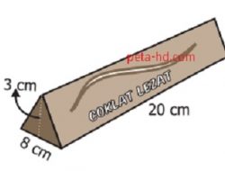 Jawaban Sebuah Wadah Cokelat Berbentuk Prisma Segitiga Tentukanlah Volume Cokelat Jika 1 CM³ Cokelat Beratnya 1,2 Gram