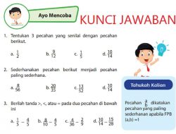Sederhanakan Pecahan Berikut Menjadi Pecahan Paling Sederhana 8/56