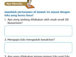 Apa yang Sedang Dilakukan Oleh Anak-Anak SD Nusantara Halaman 77 Tema 1 Kelas 2 SD MI