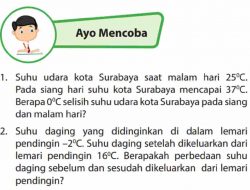 Suhu Udara Kota Surabaya Saat Malam Hari 25°c Pada Saat Siang Mencapai 37°c