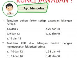 Tentukan KPK Dua Bilangan Berikut dengan Menggunakan Faktorisasi Prima 10 dan 12