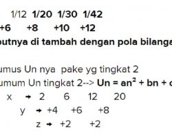 Dengan Memerhatikan Pola Berikut 1/2 + 1/6 + 1/12 Tentukan Tiga Pola Berikutnya