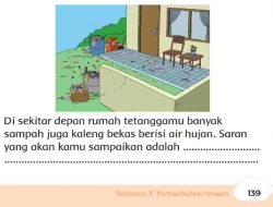 Di Sekitar Depan Rumah Tetanggamu Banyak Sampah Juga Kaleng Bekas Berisi Air Hujan