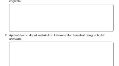 Keterampilan Lokomotor yang Kamu Perlukan dalam Permainan Engklek Halaman 146 Tema 1 Kelas 4 SD