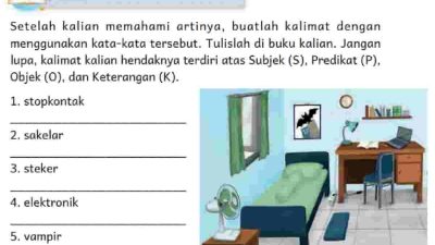 Setelah Kalian Memahami Artinya, Buatlah Kalimat dengan Menggunakan Kata-Kata Tersebut