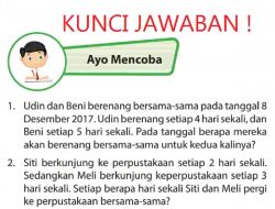 Siti Berkunjung Ke Perpustakaan Setiap 2 Hari Sekali Sedangkan Meli 3 Hari Sekali