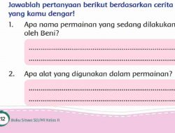 Apa Nama Permainan yang Sedang Dilakukan Oleh Beni Halaman 212 Tema 2 Kelas 2 SD