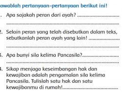 Apa Sajakah Peran Dari Ayah Jawaban Tema 2 Kelas 3 SD Halaman 136