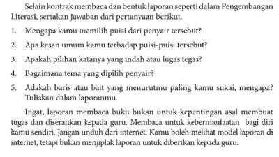 Apakah Pilihan Katanya yang Indah Atau Lugas Tegas Bahasa Indonesia Kelas 9