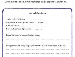 Bacalah Buku Tentang Hemat Energi Misalnya Buku Mari Hemat Energi Untuk Kali ini, Isilah Jurnal Membaca Kalian