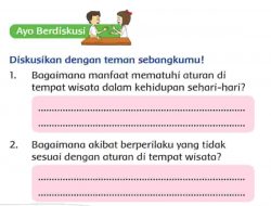 Jawab: Bagaimana Akibat Berperilaku yang Tidak Sesuai Dengan Aturan Di Tempat Wisata