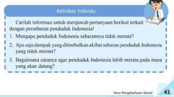 Bagaimana Caranya Agar Penduduk Indonesia Lebih Merata Pada Masa yang Akan Datang IPS Kelas 7