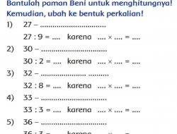 Bantulah Paman Beni Untuk Menghitungnya Kemudian Ubah Ke Bentuk Perkalian 27 − Halaman 164 Kelas 2