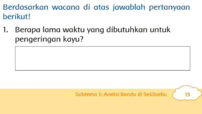 Berapa Lama Waktu yang Dibutuhkan Untuk Pengeringan Kayu