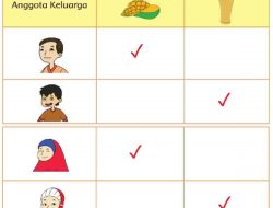 Berilah Tanda Centang (✓) Pada Tabel Berikut Sesuai Dengan Usia dan Olahan Buah Mangga Halaman 27 Kelas 2