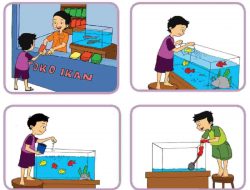 Buatlah Cerita Sesuai Gambar Halaman 182 183 Tema 2 Kelas 3 SD MI Buku Tematik