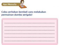 Coba Ceritakan Kembali Cara Melakukan Permainan Domba Serigala Halaman 192 Kelas 2 SD