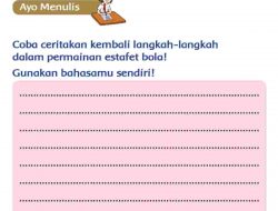Coba Ceritakan Kembali Langkah-Langkah dalam Permainan Estafet Bola, Gunakan Bahasamu Sendiri