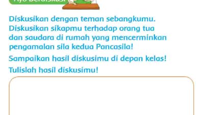 Diskusikan Sikapmu Terhadap Orang Tua dan Saudara Di Rumah yang Mencerminkan Pengamalan Sila Kedua Pancasila