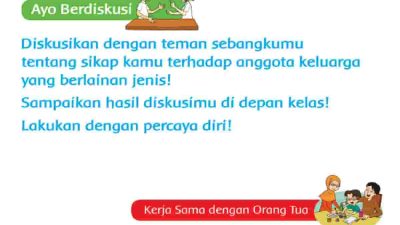 Diskusikan dengan Teman Sebangkumu Tentang Sikap Kamu Terhadap Anggota Keluarga yang Berlainan Jenis