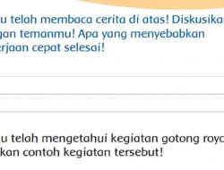 Kamu Telah Membaca Cerita Di Atas Diskusikan dengan Temanmu Apa yang Menyebabkan Pekerjaan Cepat Selesai