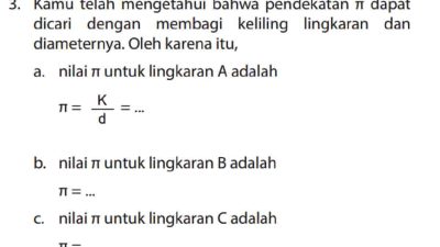 Kamu Telah Mengetahui Bahwa Pendekatan π Dapat Dicari dengan Membagi Keliling Lingkaran dan Diameternya