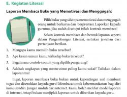 Kunci Jawaban Bahasa Indonesia Kelas 9 Halaman 50 Laporan Membaca Buku yang Memotivasi dan Menggugah