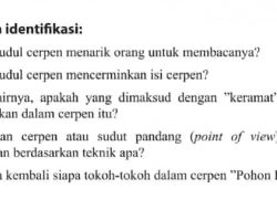 Kunci Jawaban Bahasa Indonesia Kelas 9 Halaman 60 Apakah Judul Cerpen Menarik Orang Untuk Membacanya