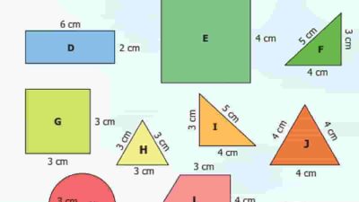 Kunci Jawaban Matematika Kelas 5 Halaman 100 Carilah bangun yang sebangun Kerjakan di buku tulismu