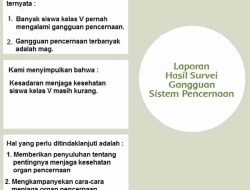 Jawaban Laporan Hasil Survei Gangguan Sistem Pencernaan Kami Menyimpulkan Bahwa