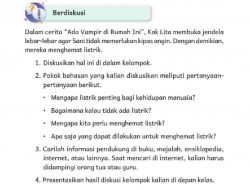 Mengapa Listrik Penting Bagi Kehidupan Manusia Bahasa Indonesia Kelas 4 Kurikulum Merdeka Belajar