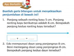 Jawab: Panjang Sebuah Ranting Kayu 5 cm, Berikutnya Adalah 6 cm Berapakah Panjang Kedua Ranting Tersebut