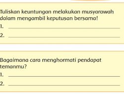 Tuliskan Keuntungan Melakukan Musyarawah dalam Mengambil Keputusan Bersama Halaman 51 Kelas 3