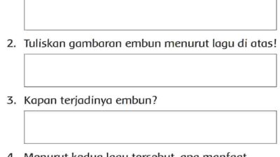 Apa Tema Dari Kedua Lagu Tersebut halaman 210 Kunci Jawaban Tema 3 Kelas 3 SD