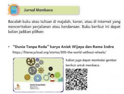 Bacalah Buku Atau Tulisan Di Majalah, Koran, Atau Di Internet yang Menceritakan Perjalanan Atau Kendaraan