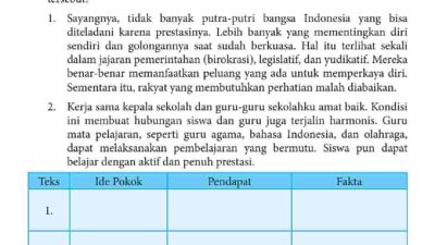 Buktikanlah Bahwa Kedua Teks Di Bawah Ini Bagian Dari Eksposisi Tunjukkan Gagasan Umum, Pendapat, dan Fakta