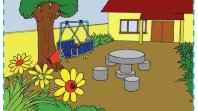 Ceritakan Isi Gambar Pada Kolom Berikut dengan Bahasamu Halaman Rumah yang Bersih Kelas 2 Halaman 18