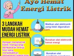 Contoh Poster yang Berisi Ajakan Untuk Melakukan Sikap Hidup Hemat Listrik Tema 4 Halaman 72