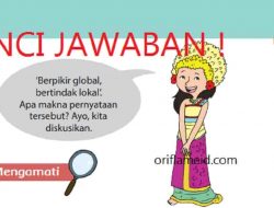 Diagram Teks Berpikir Global Bertindak Lokal Kunci Jawaban Tema 4 Kelas 6 Halaman 107