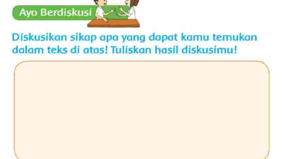 Diskusikan Sikap Apa yang Dapat Kamu Temukan Dalam Teks Di Atas Tuliskan Hasil Diskusimu Halaman 143