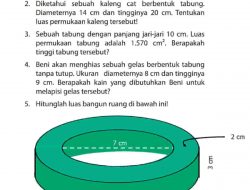 Hitunglah Luas Bangun Ruang Di Bawah Ini 2 cm 7 cm 3 cm Matematika Kelas 6