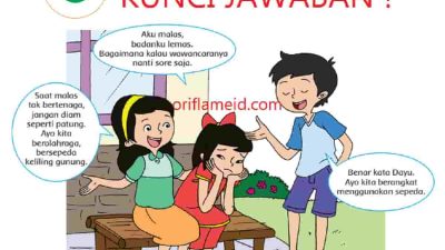 Identifikasilah Interaksi Manusia dan Lingkungan Pada Bacaan di Atas Teks Pak Damar kunci jawaban tema 4 kelas 5 halaman 67 pembelajaran 3