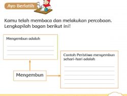 Kamu Telah Membaca dan Melakukan Percobaan Lengkapilah Bagan Berikut Ini Jawaban Kelas 3 Halaman 155