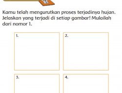 Kamu Telah Mengurutkan Proses Terjadinya Hujan Jelaskan yang Terjadi Di Setiap Gambar Mulailah Dari Nomor 1