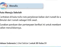 Kunci Jawaban Bahasa Indonesia Kelas 4 Halaman 68 69 Ceritakan Rute Perjalanan Kalian Dari Rumah Ke Sekolah