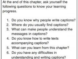 Kunci Jawaban Bahasa Inggris Kelas 12 Halaman 42 Do you Know Why People Write Captions