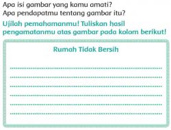 Rumah Tidak Bersih Halaman 25 Kunci Jawaban Tema 4 Kelas 2 SD MI