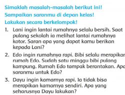 Saran Lani Ingin Lantai Rumahnya Selalu Bersih Saat Pulang Sekolah Ia Melihat Lantai Rumahnya Kotor